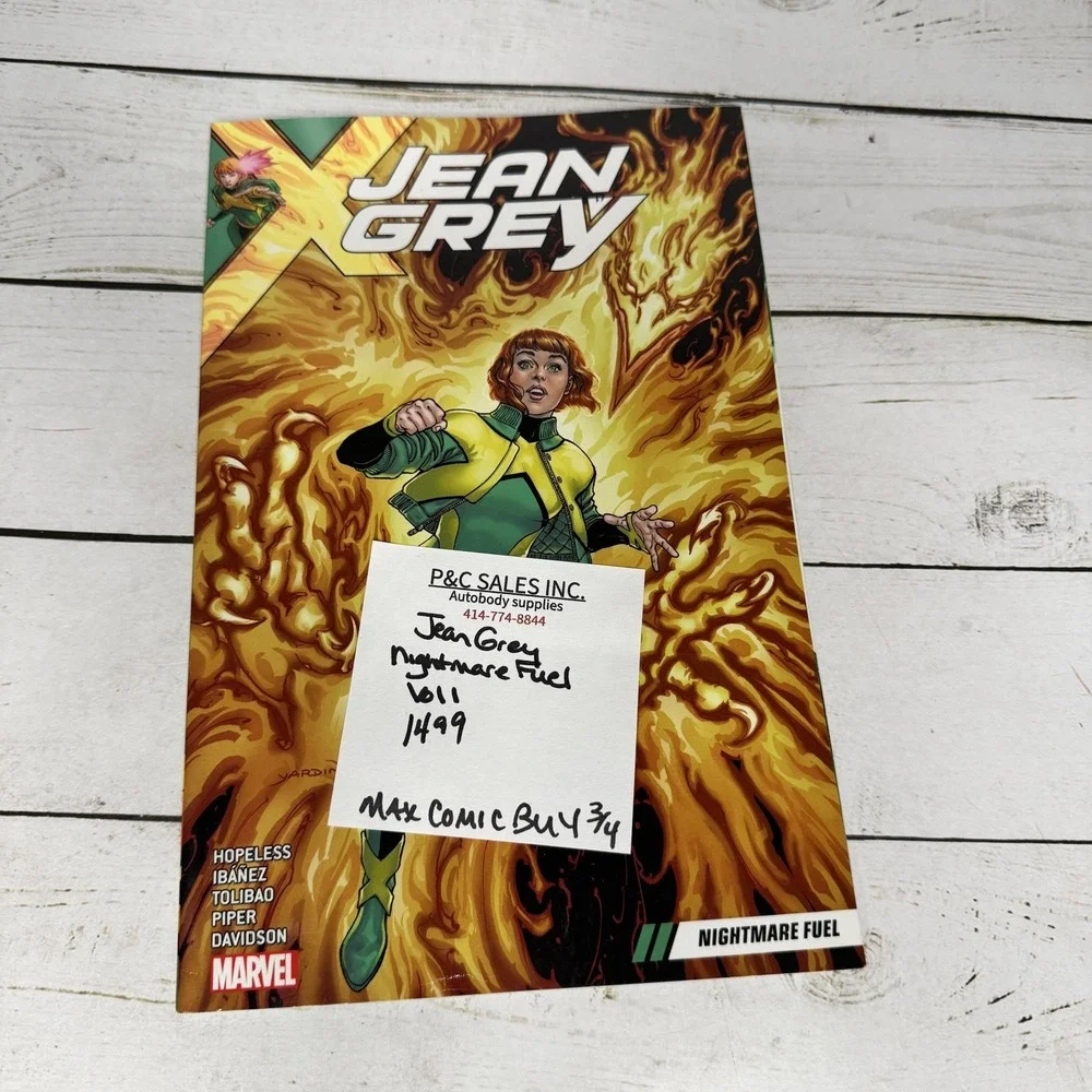 Marvel X-Men Jean Grey Nightmare‎ Fuel Comic Book TPB Graphic Novel